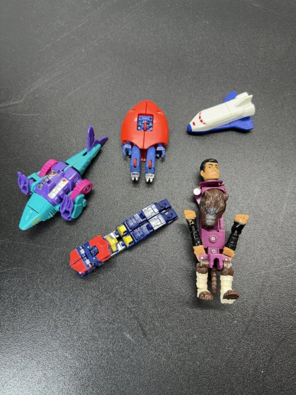 Transformers Action Figure Mixed Lot of 5 Figures Vehicles Mcdonalds 80s 90s